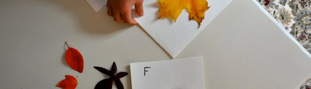 DIY Fun: Alphabet Leaf Project