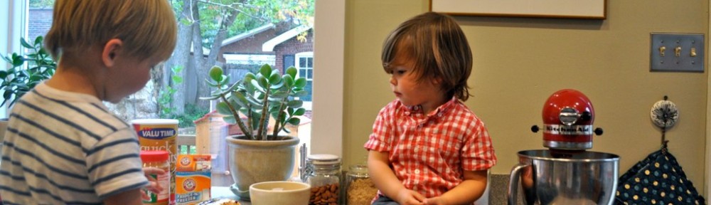 In the Kitchen with Young Kids (And a Recipe)