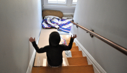 DIY Fun: Stairway Slide