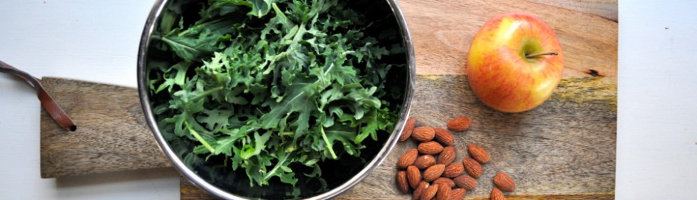 Baby Kale Salad with Apples & Maple Vinaigrette
