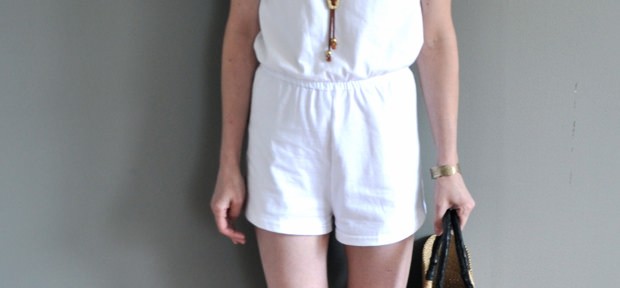 Dress That Mama: White Romper