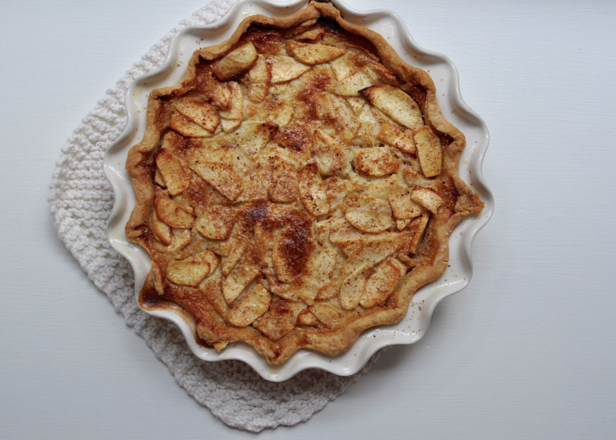 Apple Custard Pie