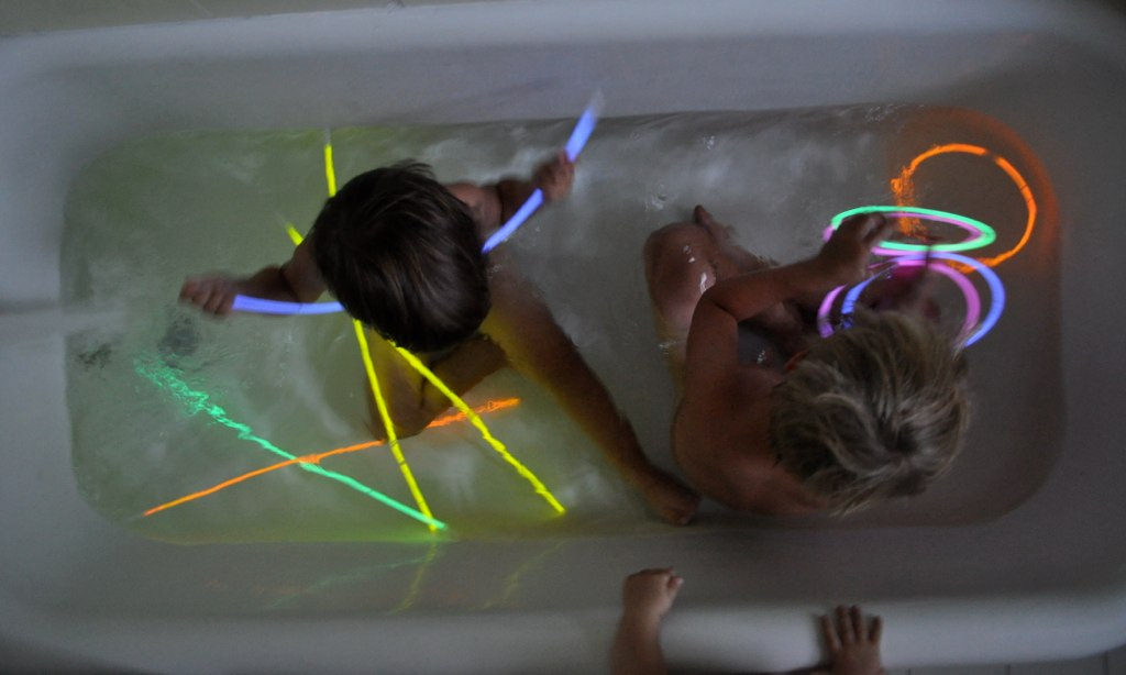 DIY Fun: Glow Stick Bath