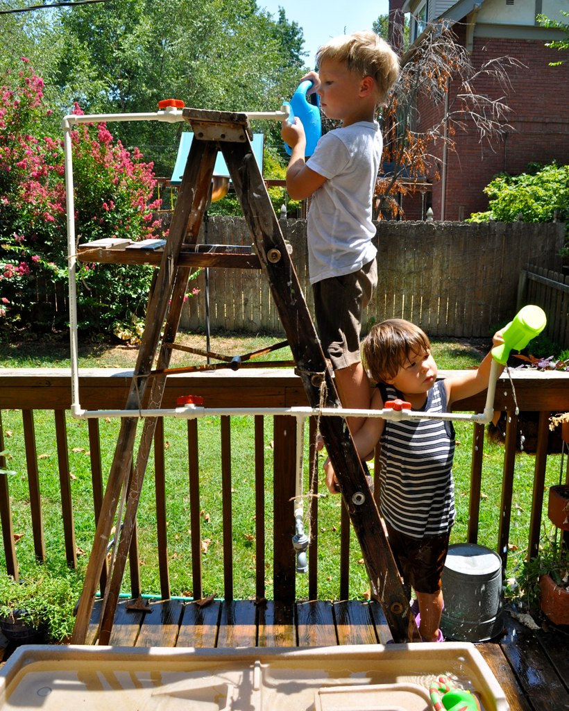 DIY Fun: Outdoor Plumbing Experiment
