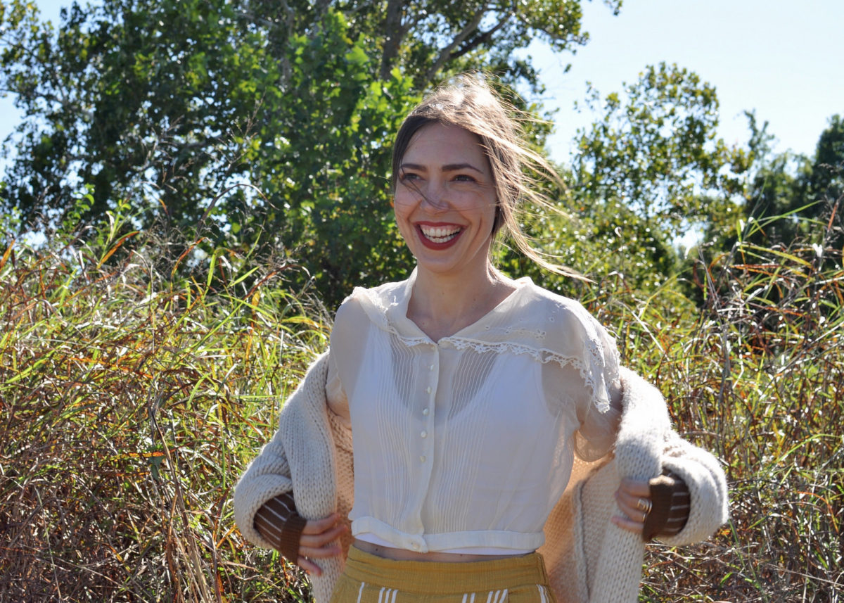 Dress That Mama: Cream & Yellow